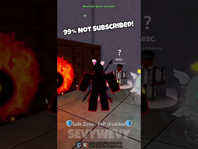 Best Spirit + Midnight Blade Combo! #roblox #bloxfruits #shorts
