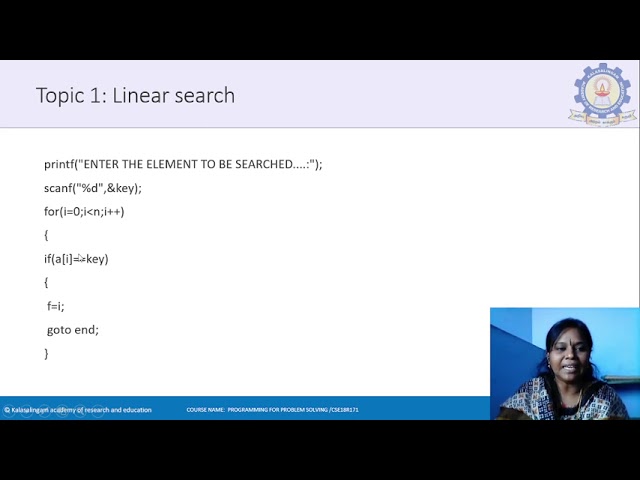 Linear Search