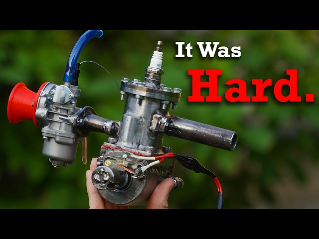 I Made a Two-Stroke Engine Using Things I Found at the Hardware Store