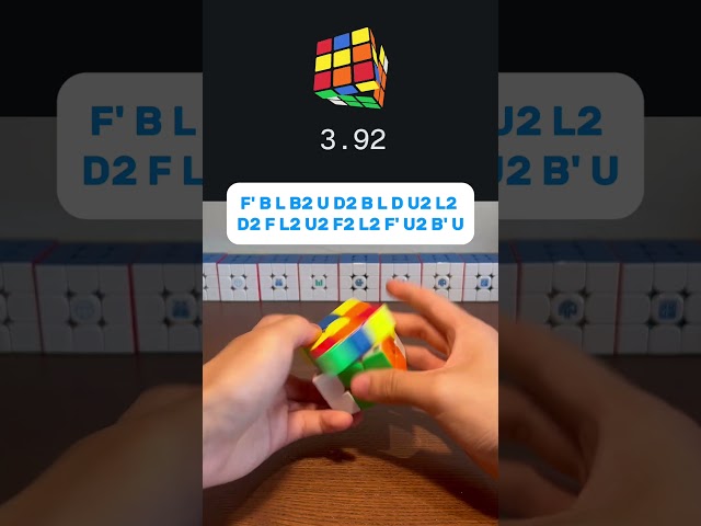 Day 6 of attempting the Acubemy Daily Scramble until I get sub-8 #cubing #series #speedcubing