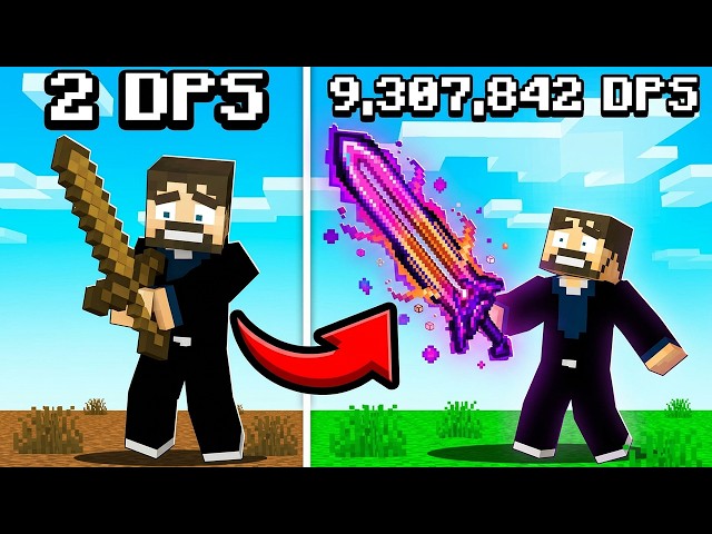 Crafting A 9,307,842 DPS Sword in Minecraft