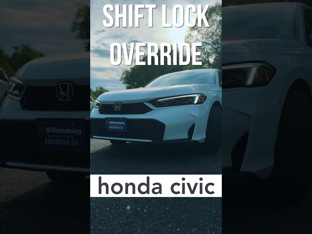 Hidden Shift Lock Release on Honda Civic  #automobile #hondausa #cartok #hondacivic #civic #2026car
