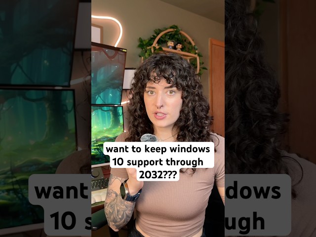 Keep Your Windows 10 Support Through 2032 👀 #windows #microsoft #shorts #pcbuild