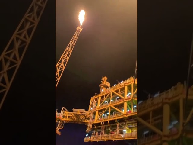 Life Offshore - View from the boat!  #fpso #offshore #oilandgas