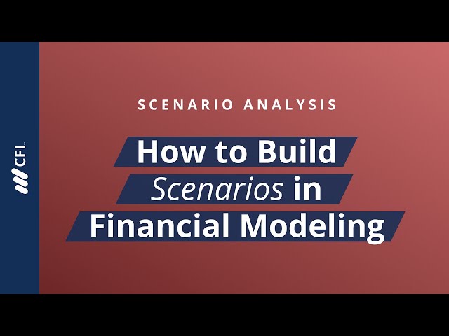 Scenario Analysis in Excel: Financial Modeling