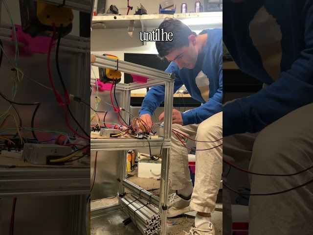 he makes robots for mr beast #robotics #science #startups #builder