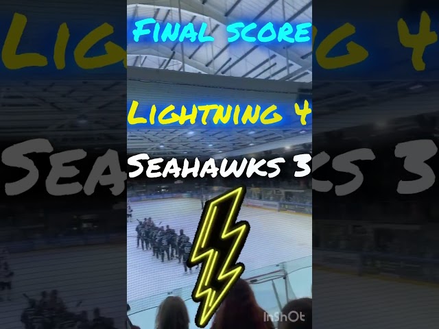 Mk Lightning vs Hull Seahawks #hockey #miltonkeynes