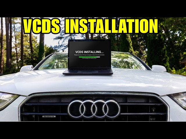 How to Setup Ross-Tech VCDS HEX-V2 + First Diagnostic Scan on an Audi A4