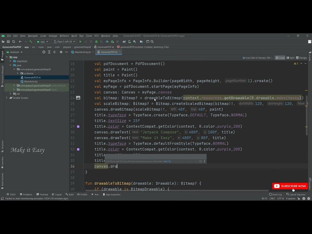 How to Generate PDF File in Jetpack Compose | Android | Kotlin | Make it Easy