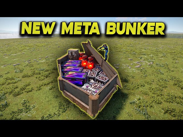NEW META BUNKER in Rust | Rust Building Tutorial 2023!
