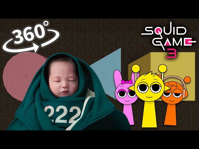 Squid Game 3 - Incredibox Sprunki Pushing Game! 360° VR