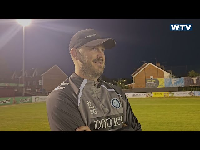 Ben Gladwin's Farnham Town reaction