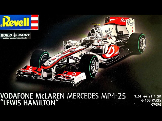 McLaren Mercedes MP4-25 Lewis Hamilton Revell 1/24 Full Video