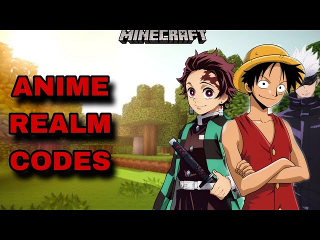 *NEW* BEST ANIME REALM CODES FOR MINECRAFT BEDROCK EDITION!