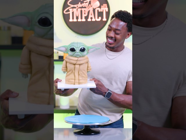 Grogu but make it cake