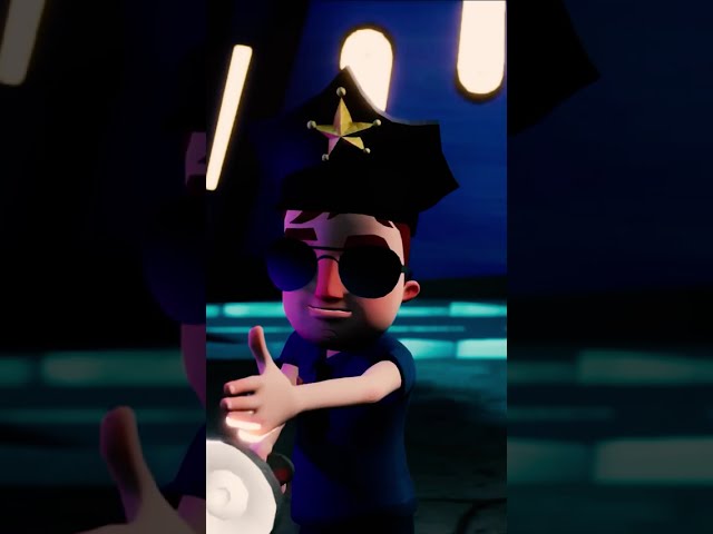HELLO NEIGHBOR COPS & ROBBERS! #helloneighbor #shorts