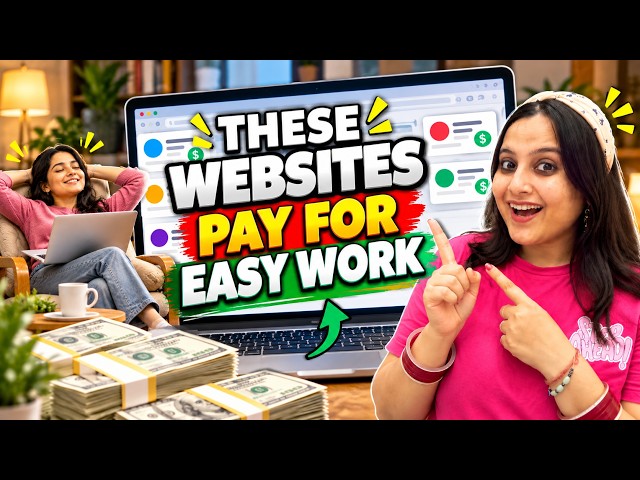 These Websites Pay You for Easy Work 💸 in Dollars || Earn Money Online