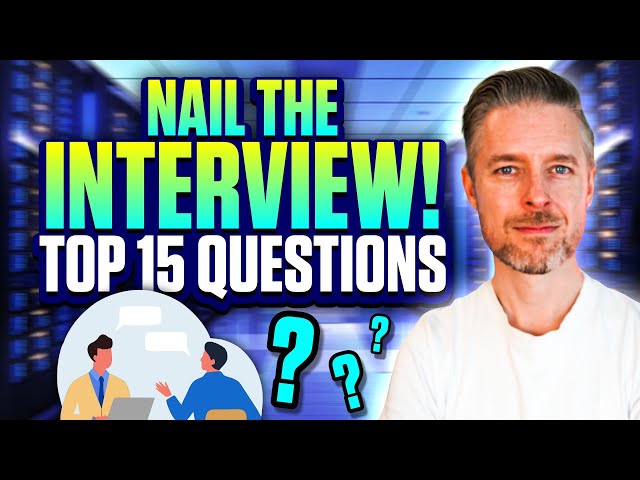 Top 15 System Administrator Interview Questions and Answers RIGHT NOW!