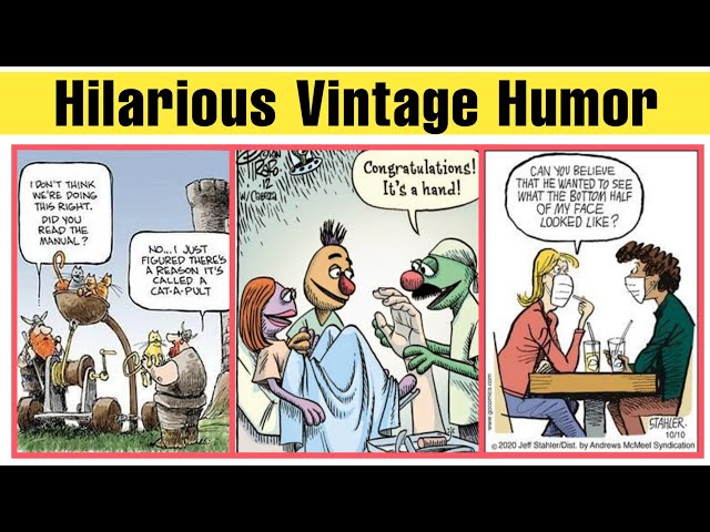 Side-Splitting Comic Strips 😂 | Relatable & Hilarious Vintage Humor Compilation