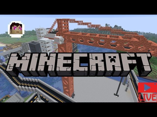 Live: Come Chill and Watch Me Build a City in Minecraft!! Hop in and say Hello!