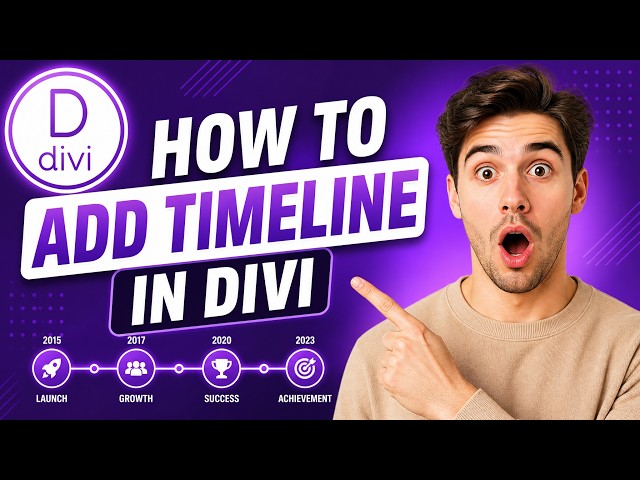 How to Add Timeline in Divi