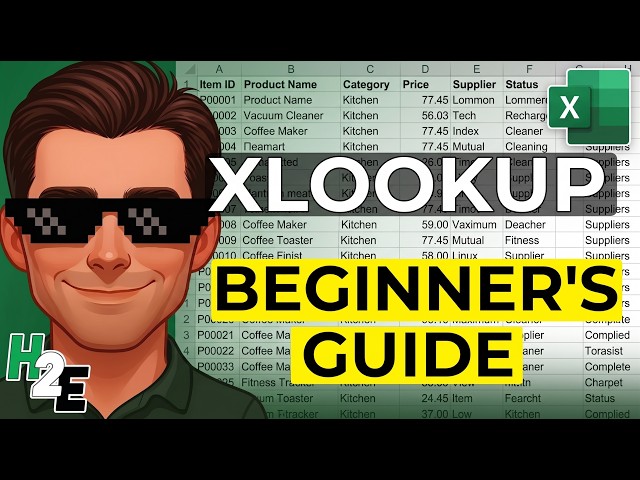 How to Use XLOOKUP in Excel | Tutorial for Beginners