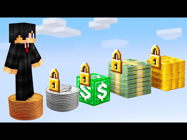 Minecraft, But It’s On 1 Money Block…