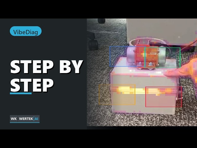 Machine vibration with your phone: VibeDiag step by step
