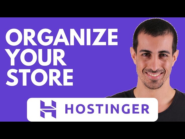 Hostinger Website Builder Tutorial: Create & Manage Product Categories Easily