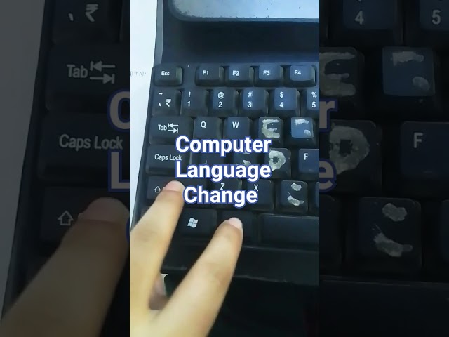 Computer Language Change 💻👩‍💻Shift+Alt