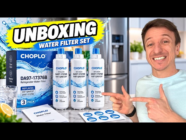 Samsung Refrigerator Water Filter Unboxing | Choplo DA97-17376B 3-Pack