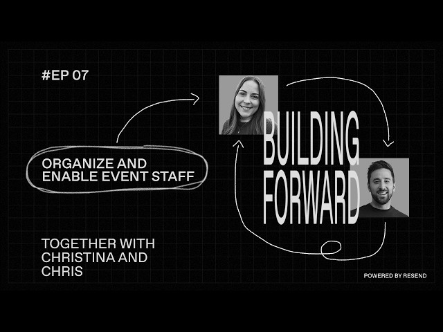 07: How to organize and enable event staff