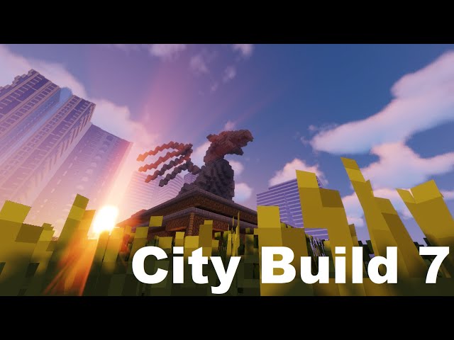 City Build #7 - Statue & Square (Minecraft Timelapse)