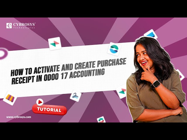How to Activate & Create Purchase Receipts in Odoo 17 Accounting | Odoo 17 Functional Tutorials