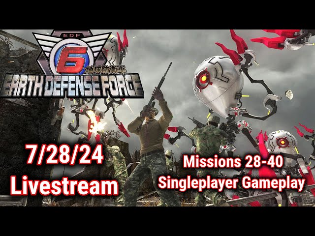 Earth Defense Force 6 PS5 Gameplay - Running Through The Campaign - Missions 28-40