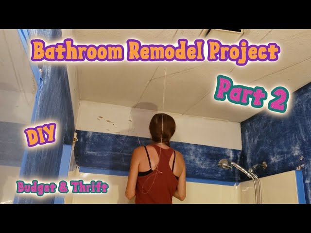 Unforseen issues & trip to Home Depot Bathroom Remodel Project Part 2