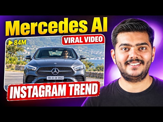🔥 This Mercedes AI Video is Going VIRAL 😱 Make it FREE!