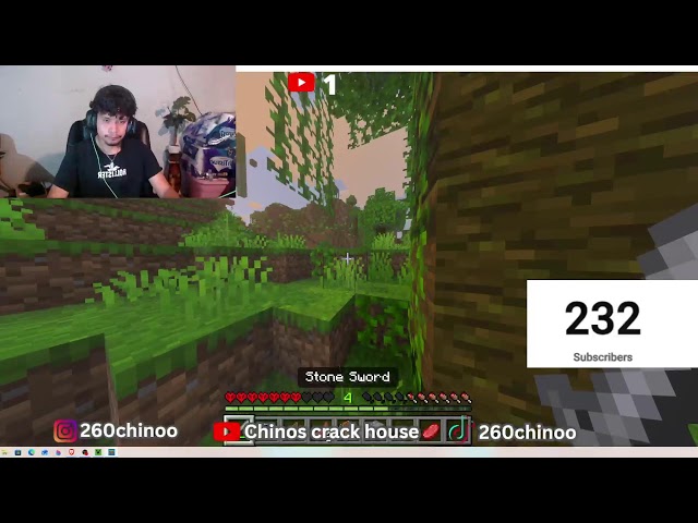 Playing hardcore minecraft until i beat day 5