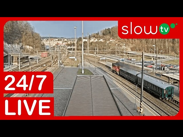 🔴 LIVE: Trains at Oustecké nádraží