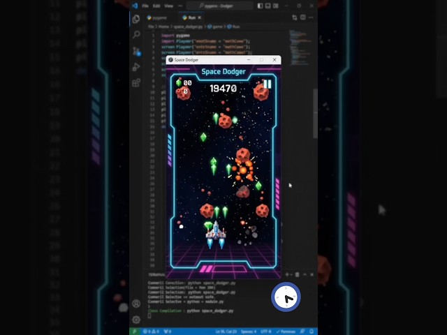 How to create a game app by using python programming#pythonic  #learnpython #python #pythontutorial