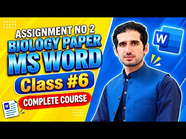 Biology Paper Kaise Banaye MS Word Mein? | Professional Question Paper Design