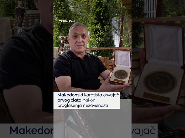 Makedonski karatista osvajač prvog zlata nakon proglašenja nezavisnosti