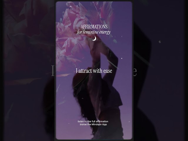 Affirmations for Feminine Energy
