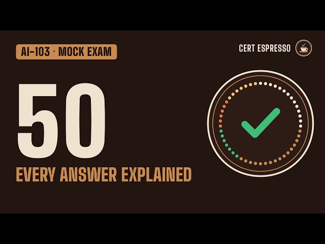 AI-103 Full Mock Exam: 50 Questions with Explanations | Azure AI Apps and Agents Developer