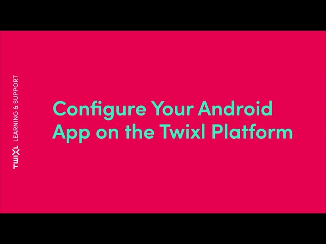 Setup push in Firebase for your Twixl Android app