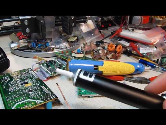 #102: How to desolder or unsolder components using solder wick and vacuum tools