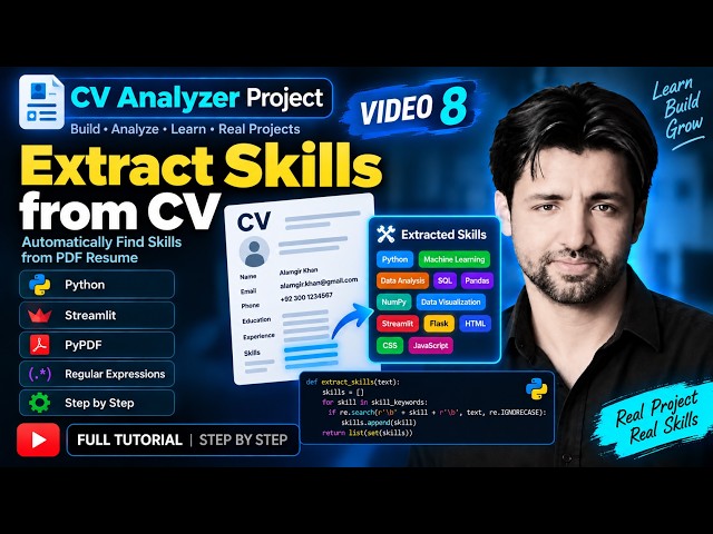 Video 8  CV Analyzer Extract Skills from CV