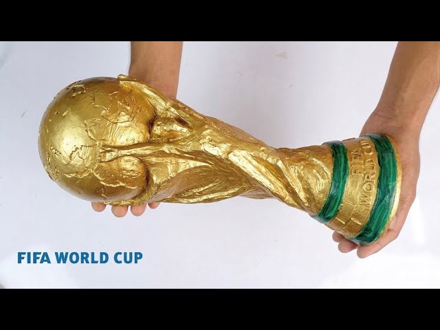 How to make fifa world cup trophy at home 