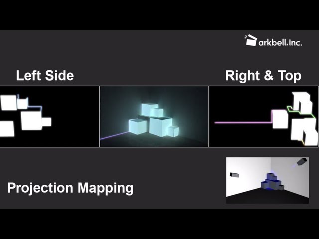 3D Projection Mapping Demo - Multi-view