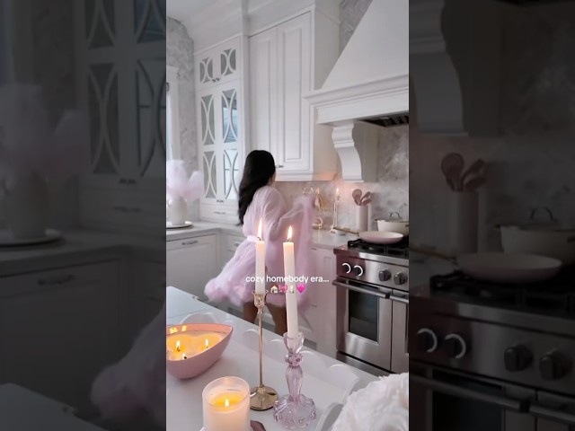 Nothing feels better…🎀🕯️🩷where my home girlies at? #homebody #pink #luxurylifestyle #asthetic